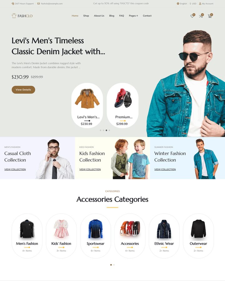 Fashion template